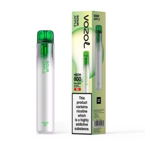 Tigara unica folosinta VOZOL Neon 800 – Sour Apple 20mg