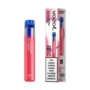 Tigara unica folosinta VOZOL Neon 800 – Strawberry Ice Cream 20mg