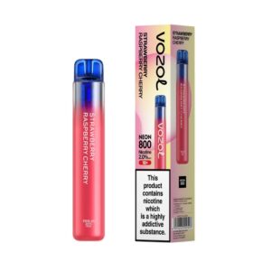 Tigara unica folosinta VOZOL Neon 800 – Strawberry Raspberry Cherry 20mg