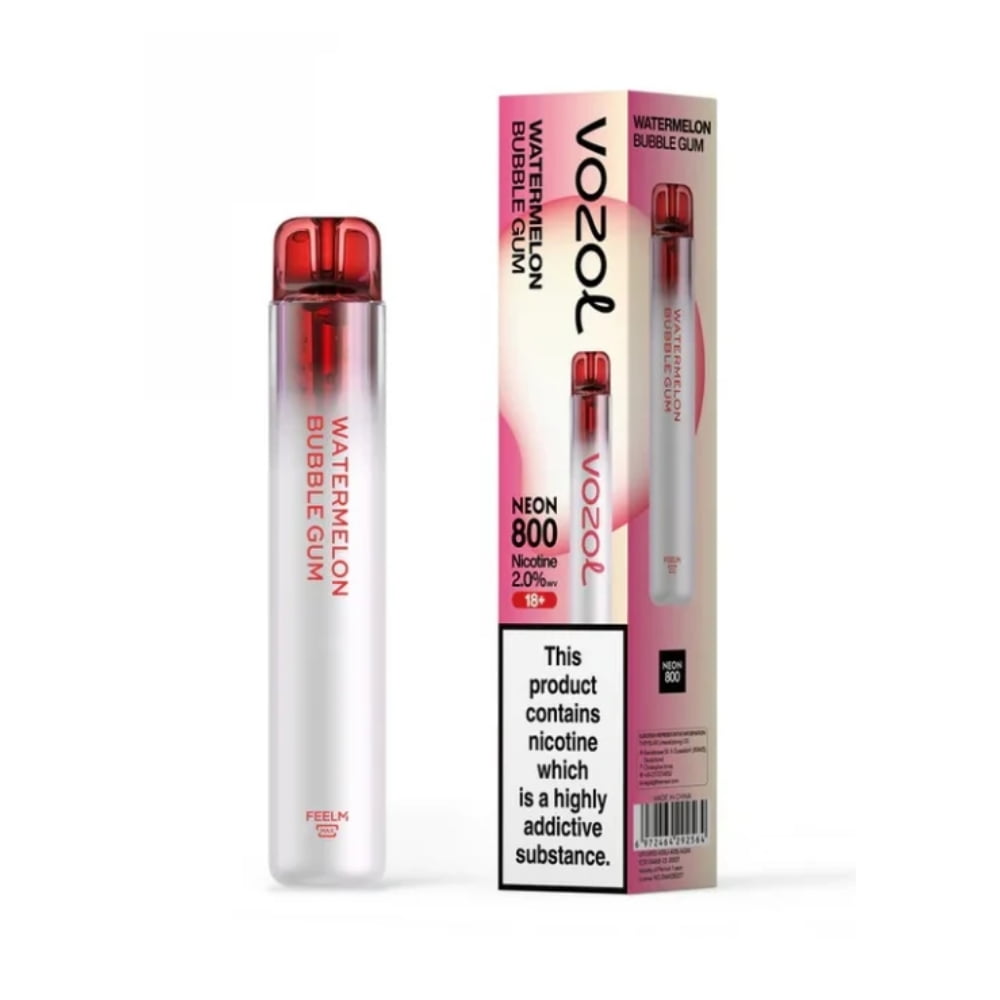 Tigara unica folosinta VOZOL Neon 800 – Watermelon Bubble Gum 20mg