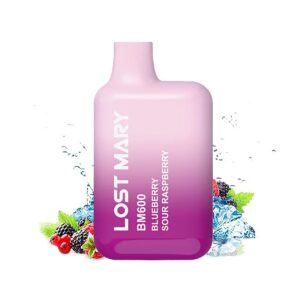 Tigara unica folosinta LOST MARY 600 PUFF – Blueberry Sour Raspberry 20mg