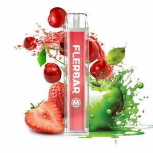 Tigara unica folosinta Flerbar M 600 – Apple Strawberry & Cherry 20mg