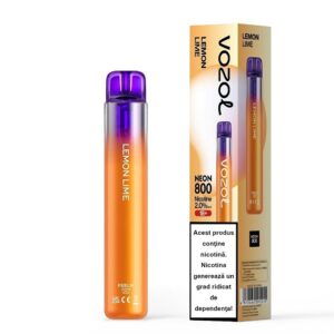 Tigara unica folosinta VOZOL Neon 800 – Lemon Lime 20mg