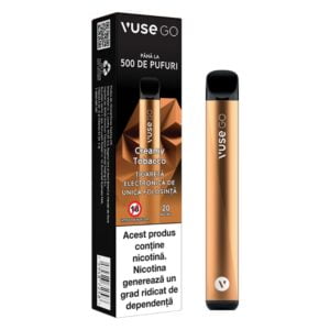 Tigara unica folosinta Vuse GO 500 – Creamy Tobacco 20mg