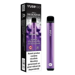 Tigara unica folosinta Vuse GO 500 – Grape Ice 20mg