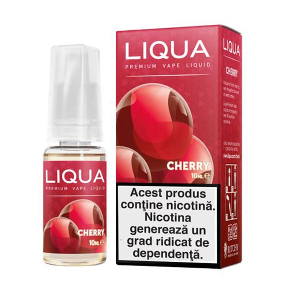 Lichid cu nicotina LIQUA Elements – Cherry – 10ml – 6mg