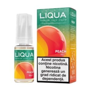 Lichid cu nicotina LIQUA Elements – Peach – 10ml – 6mg