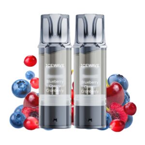 Cartus IceWave E1 Pod Blueberry Cherry Cranberry 2ml 20mg [2 Bucati]