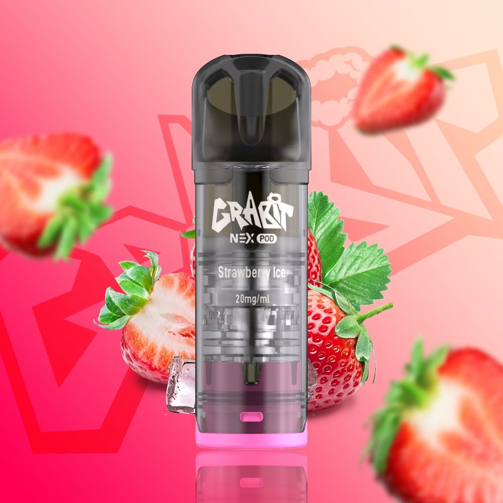 GRABIT NEX POD - Strawberry Ice 2x - 20mg