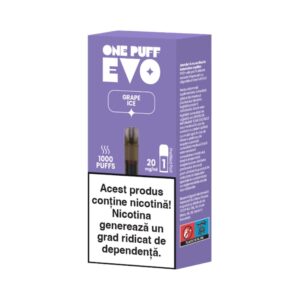 Capsula OnePuff EVO - GRAPE ICE 20 MG/ML 1000 Puff