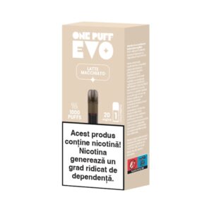 Capsula OnePuff EVO - LATTE MACCHIATO 20 MG/ML 1000 Puff