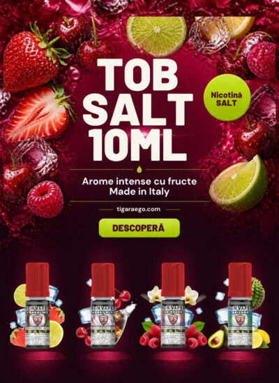 Lichid ToB SALT 10ML - Iron Vaper, arome cu fructe, Made in Italy