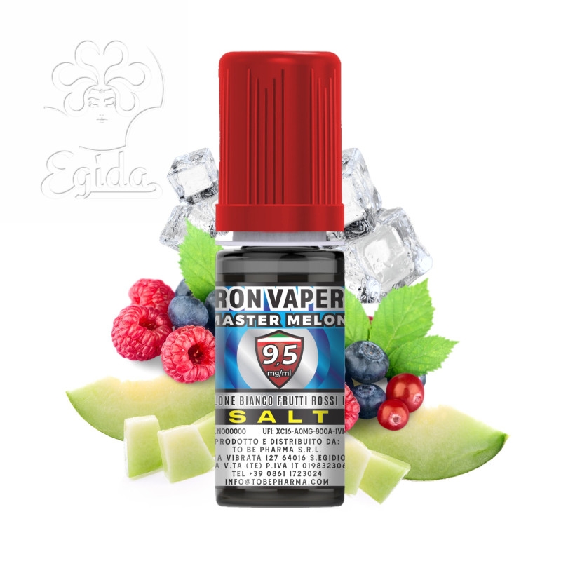 Lichid SALT TOB 10ml – Iron Vaper Master Melon 9.5mg