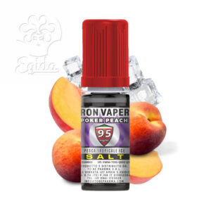 Lichid SALT TOB 10ml – Iron Vaper Poker Peach 9.5mg